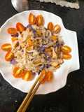 Stir-Fried Chicken Breast with Vegetables and Rice Noodles