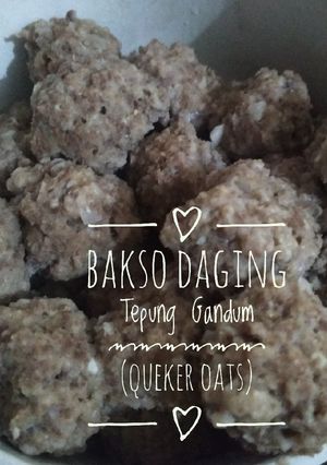 Foto resep Bakso daging tepung gandum