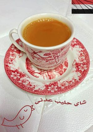 صورة لوصفة شاي حليب عدني على طريقة المطاعم 🇾🇪