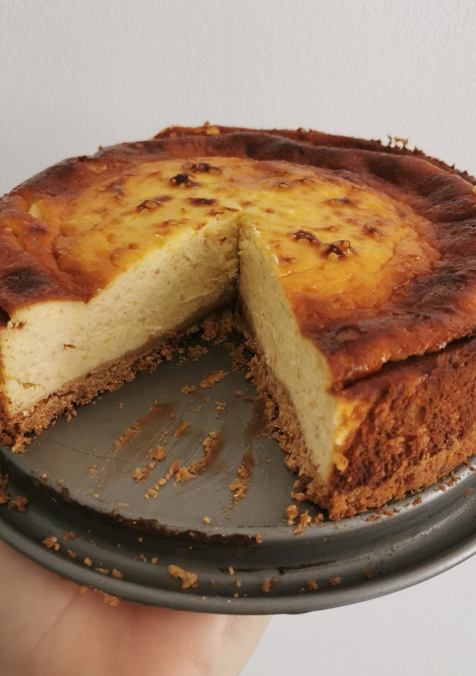 Una foto de Pastel de queso