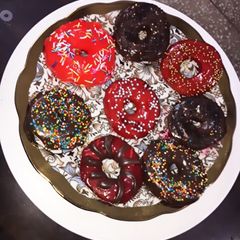 Eggless Donuts A picture of Eggless Donuts.