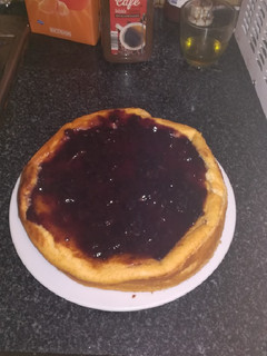 Una foto de Tarta de yogur y queso apta para diabéticos