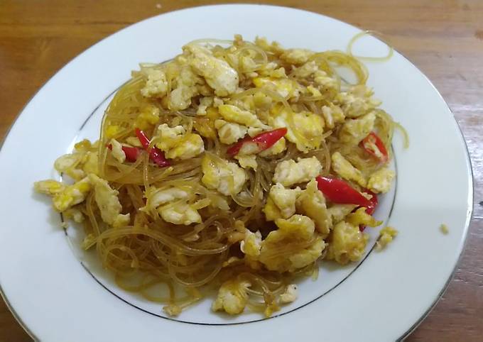 Bihun goreng enak simple sederhana mudah dibuat