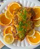 Perú com Molho de Laranja 🍊