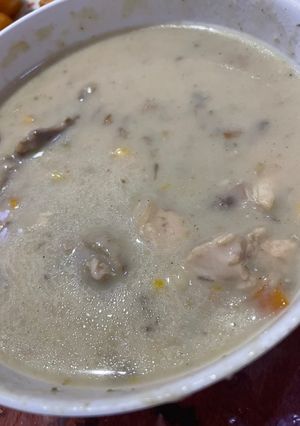 صورة لوصفة شوربة بيضاء
