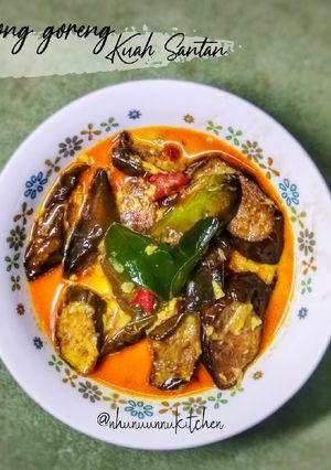 Foto resep Terong goreng 🍆🍆 kuah santan