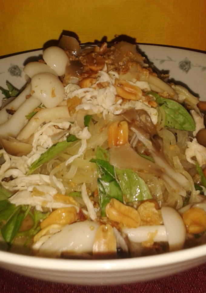 [菇菇巧思]涼拌菇菇雞絲青木瓜 的食譜成品照片