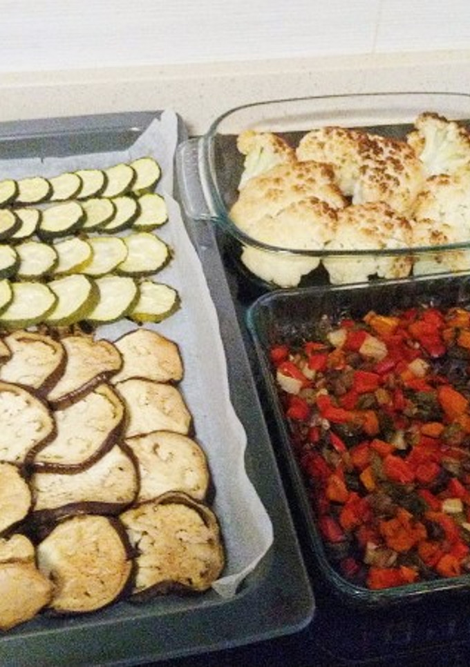 Una foto de Verduras al horno