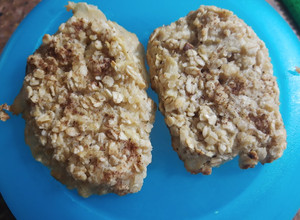 Una foto de Galletas de avena y miel (sin harina y sin azúcar)