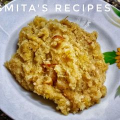 Banana halwa A picture of Banana halwa.