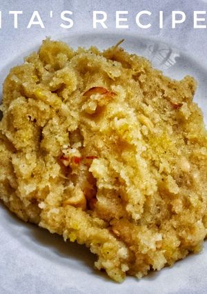 A picture of Banana halwa.