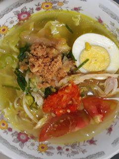 Foto resep Soto ayam lamongan + koya