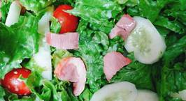 Hình ảnh món Bữa tối nhanh gọn với salad dưa chuột cà chua lườn ngỗng