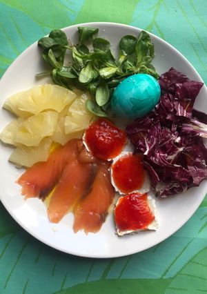 Una foto de Ensalada arco iris, casi!