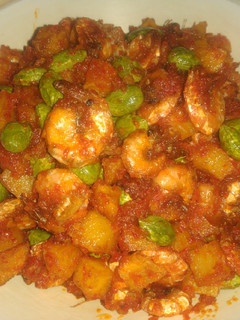 Foto resep Balado udang kentang petai