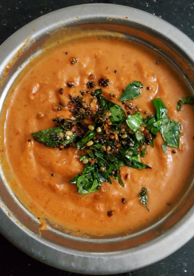 வெங்காயம் தக்காளி சட்னி செய்முறை முக்கிய புகைப்படம்