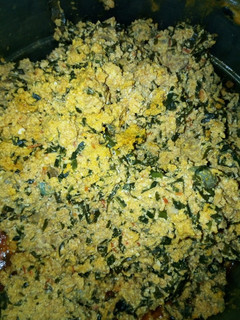 A picture of Goat Meat Egusi Soup.