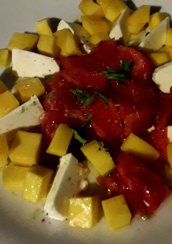 Una foto de Ensalada de Mango