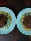 Mỳ kiểu Spaghetti sốt bò bằm