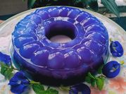 Gambar puding bunga telang