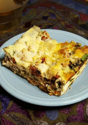A picture of Easy Veggie Lasagna.