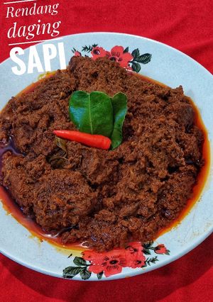 Foto resep Rendang daging sapi