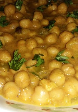 A picture of Chickpea curry #4weekschallenge #charityrecipe.
