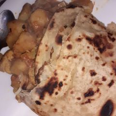 A picture of Potatoes cauliflower curry.