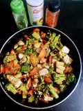 एक्सोटिक व्हेजिटेबल पेपर फ्राय (Exotic Vegetable Paper Fry Recipe In Marathi)