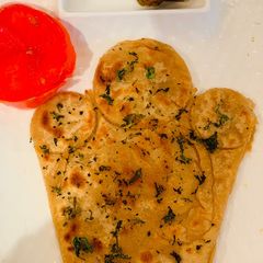 Pudina paratha A picture of Pudina paratha.