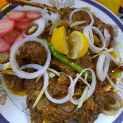 A picture of Mutton masala chops.