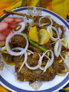 A picture of Mutton masala chops.