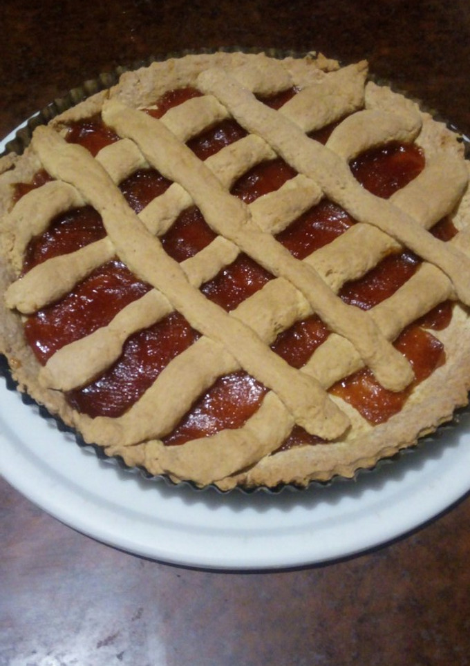 Una foto de Pastafrola de membrillo