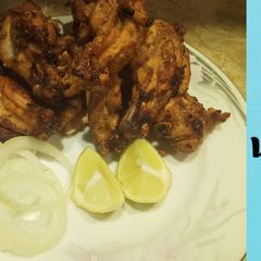 A picture of Bbq wings.