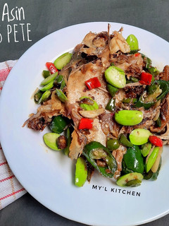 Foto resep Ikan Asin Tumis Pete