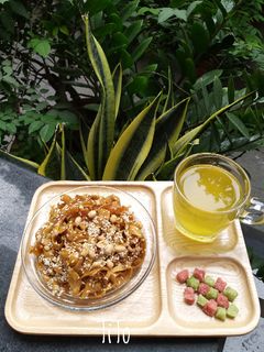 Hình của món Mứt gừng dẻo.