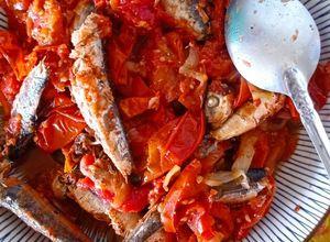 Foto resep Ikan tembang balek tomat
