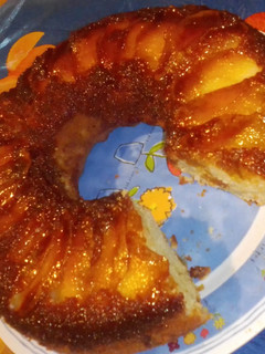 Una foto de Tarta de manzana invertida🍎más fácil, imposible!!!