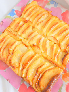 Una foto de Clafoutis de manzana
