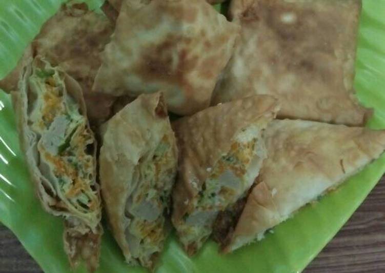 Cara Gampang Menyiapkan Martabak Sayur Mini, Sempurna