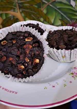Foto resep 🧁Brownies Cupcake (No Flour & Added Sugar)