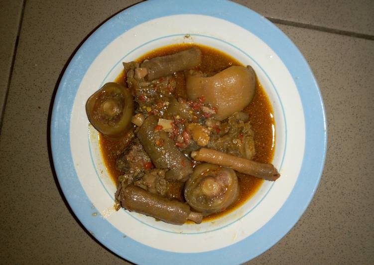 Recipe of Ultimate Cow tail peppersoup