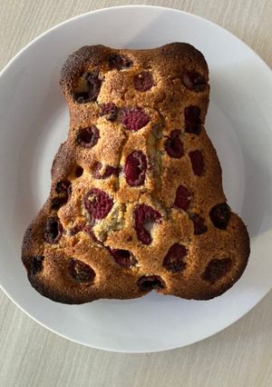 Une photo de Financier aux framboises