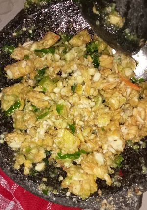 Foto resep Tempe penyet sambal cabe rawit