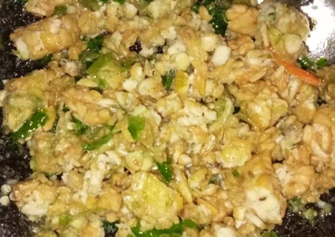 Anti Ribet, Bikin Tempe penyet sambal cabe rawit Menu Enak Dan Mudah Dibuat