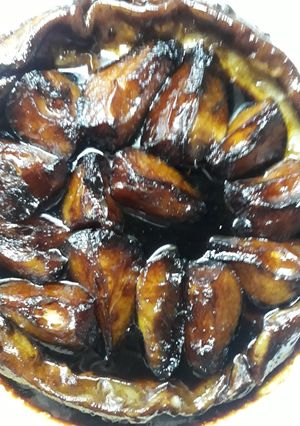 Una foto de Tarta de peras tatin
