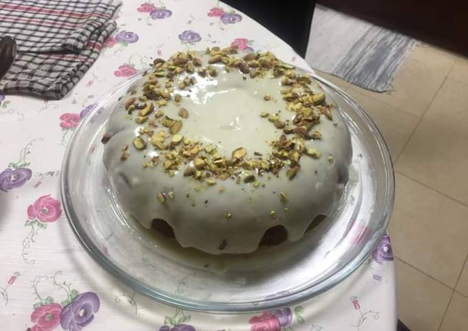Recipe of Quick Chocolate cake with cream ๐ made by my khala