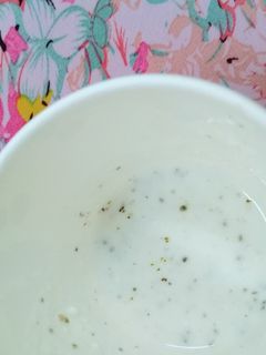 صورة لوصفة لبن طازج منزلي