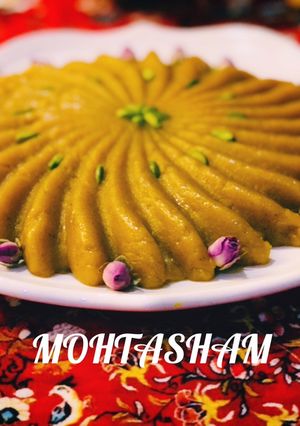 عکسی از دستور حلوای سیب