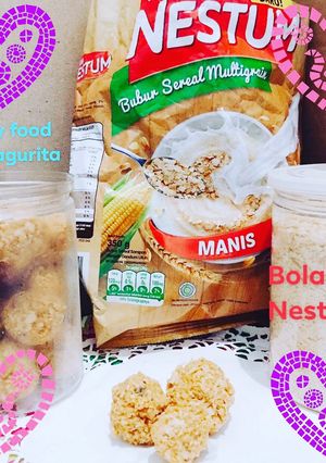 Foto resep Bola bola nestum/no baked